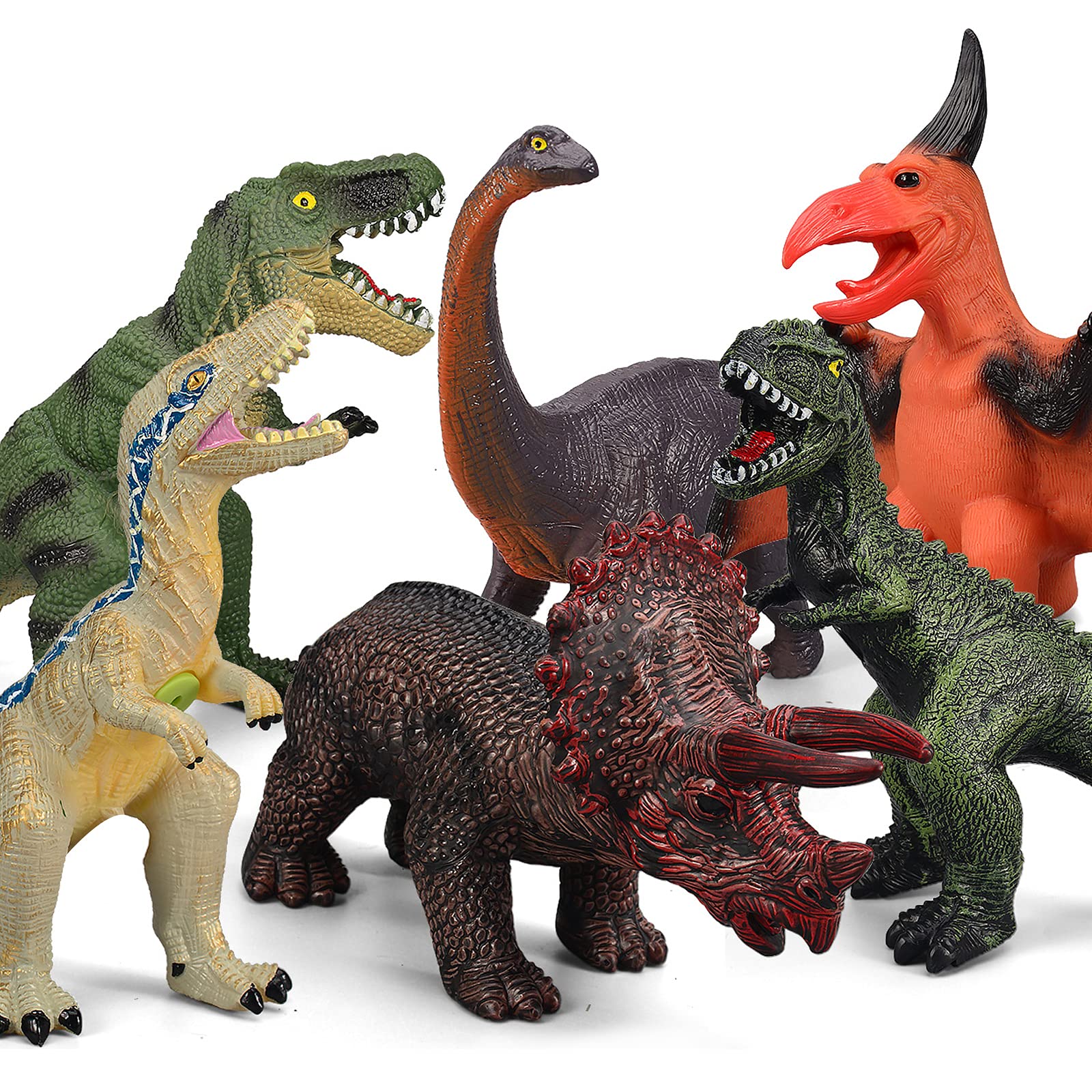 Foto 8 pulgar | Venta Internacional - Dinosaur Toys Gzsbaby Jumbo De 6 Piezas Para Niños De 3 A 5 Años