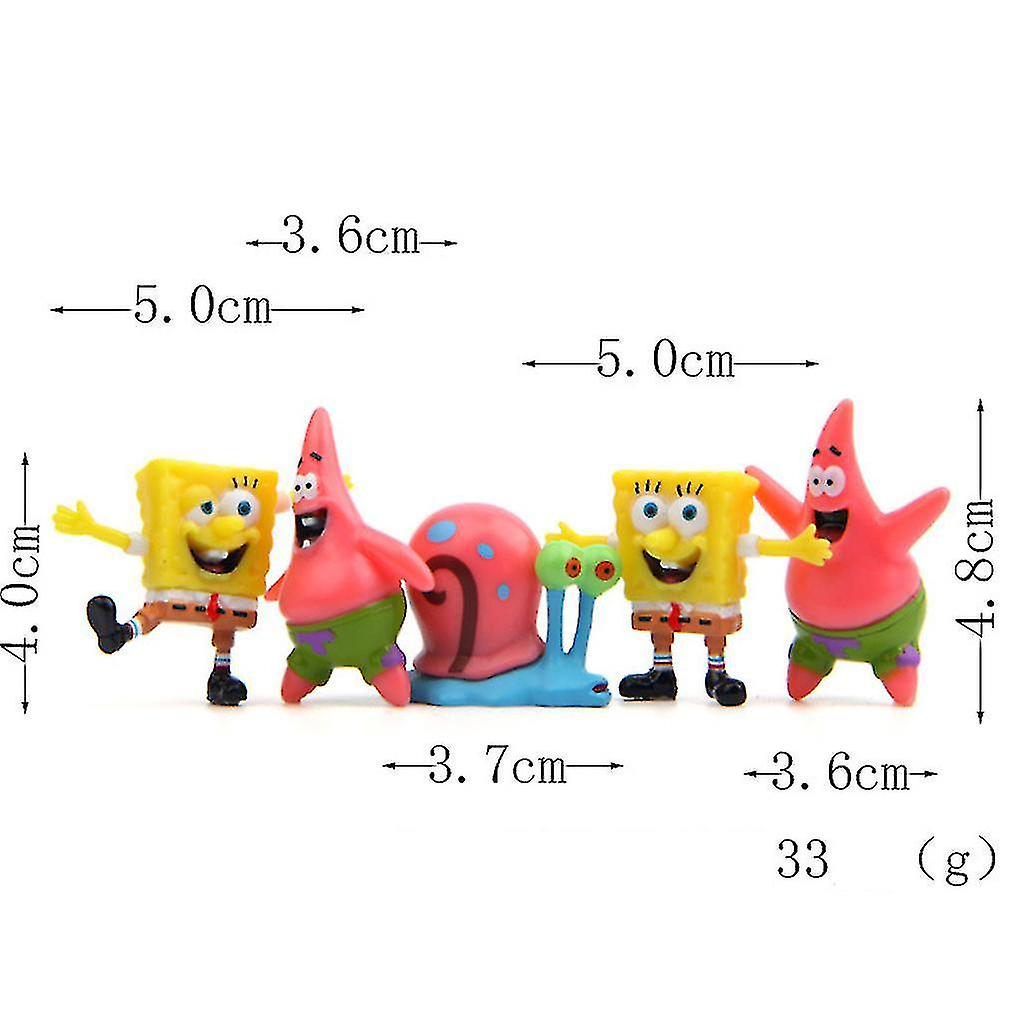 Foto 4 pulgar | Venta Internacional - Figura De Juguete Sbongebob Patrick Star Gary El Caracol X5