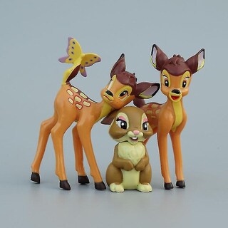 Foto 2 | Venta Internacional - Set De Figuras De Acción Sajy, Paquete De 7 Unidades, Diseño De Conejo, Bambú Y Ciervo, De Pvc
