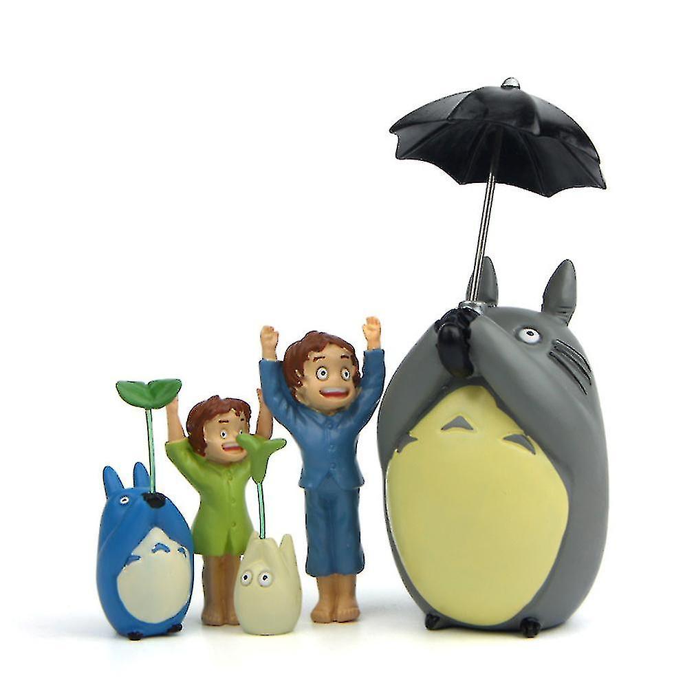 Venta Internacional - Figura De Juguete Blessing Totoro Sisters, 5 Piezas De Pvc, 0,149 Kg