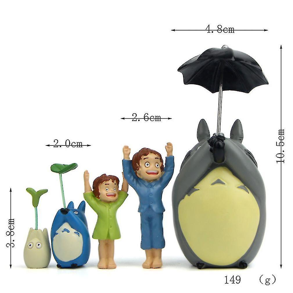 Foto 5 pulgar | Venta Internacional - Figura De Juguete Blessing Totoro Sisters, 5 Piezas De Pvc, 0,149 Kg