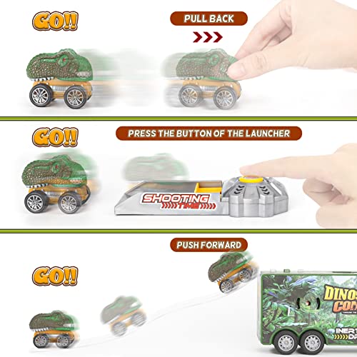 Foto 2 | Venta Internacional - Camión De Juguete Con Forma De Dinosaurio Dinorun Con Linterna Y Sonido Para Niños Mayores De
