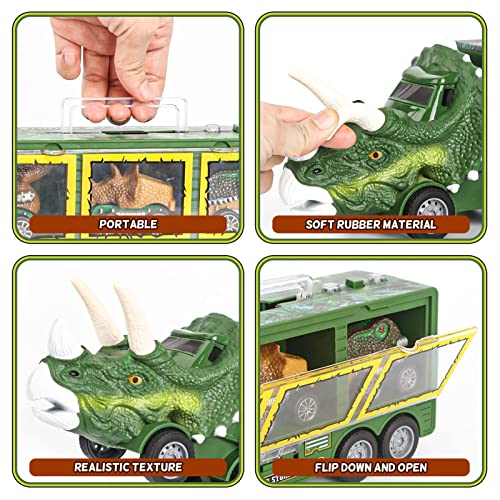Foto 5 pulgar | Venta Internacional - Camión De Juguete Con Forma De Dinosaurio Dinorun Con Linterna Y Sonido Para Niños Mayores De