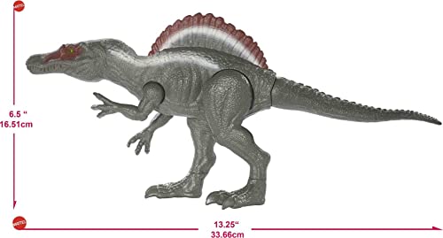 Foto 3 pulgar | Venta Internacional - Figura De Acción Mattel Jurassic World Spinosaurus 30 Cm