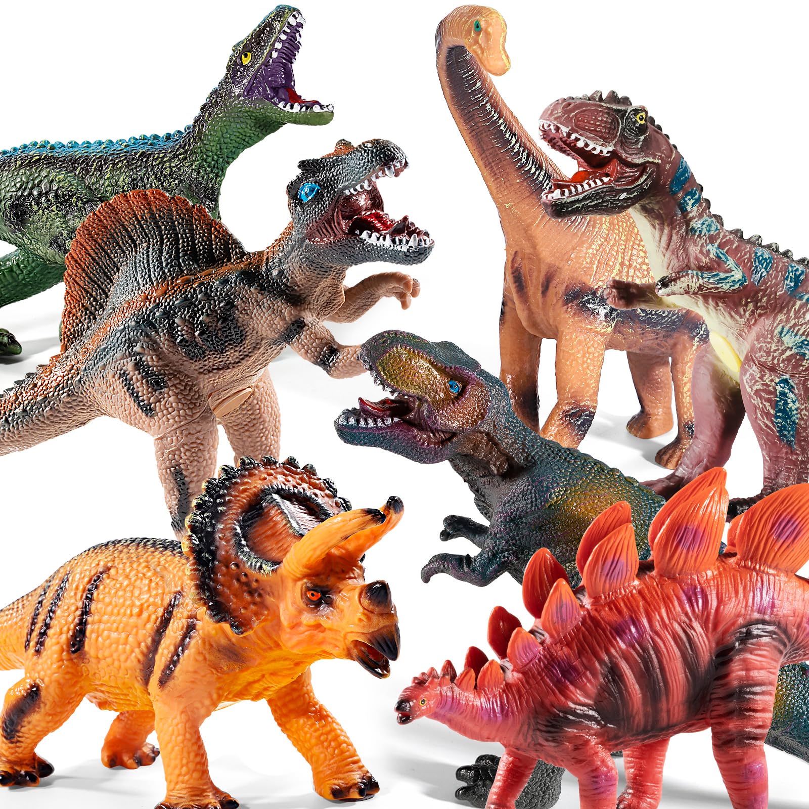 Foto 3 pulgar | Venta Internacional - Dinosaur Toys Temi Jumbo De 7 Piezas Para Niños De 3 A 5 Años Con Funda