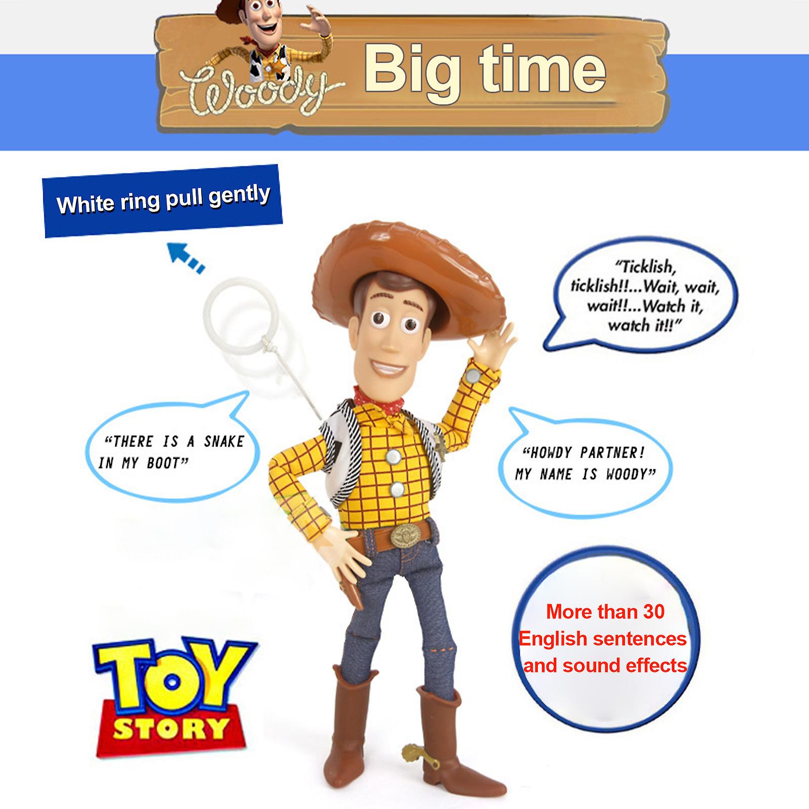 Foto 5 pulgar | Venta Internacional - Figura De Acción Toy Story True Talkers Woody 38 Cm Pixar Gjj07