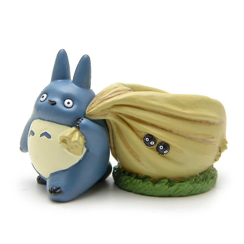 Foto 2 pulgar | Venta Internacional - Figura De Juguete Mini Totoro Azul Con Bolsa Modelo Pvc De 5 X 8 Cm