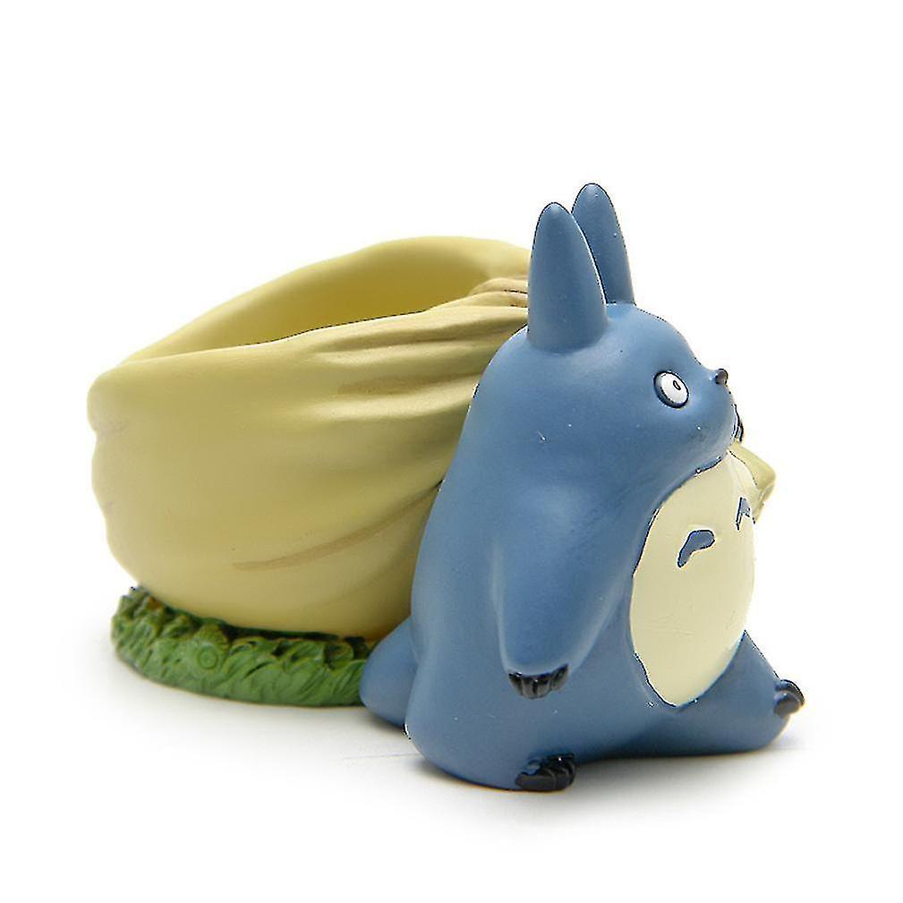 Foto 3 pulgar | Venta Internacional - Figura De Juguete Mini Totoro Azul Con Bolsa Modelo Pvc De 5 X 8 Cm