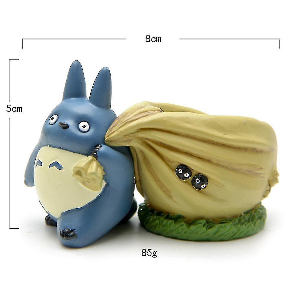 Foto 6 pulgar | Venta Internacional - Figura De Juguete Mini Totoro Azul Con Bolsa Modelo Pvc De 5 X 8 Cm