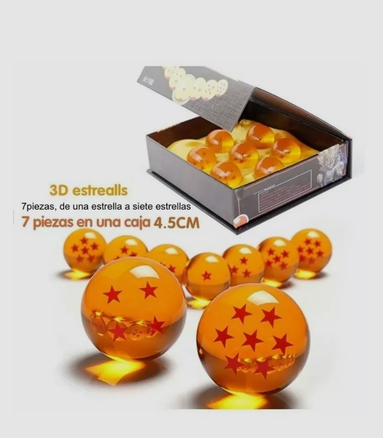 Foto 4 | Pack Esferas del Dragón Ball 7 Piezas