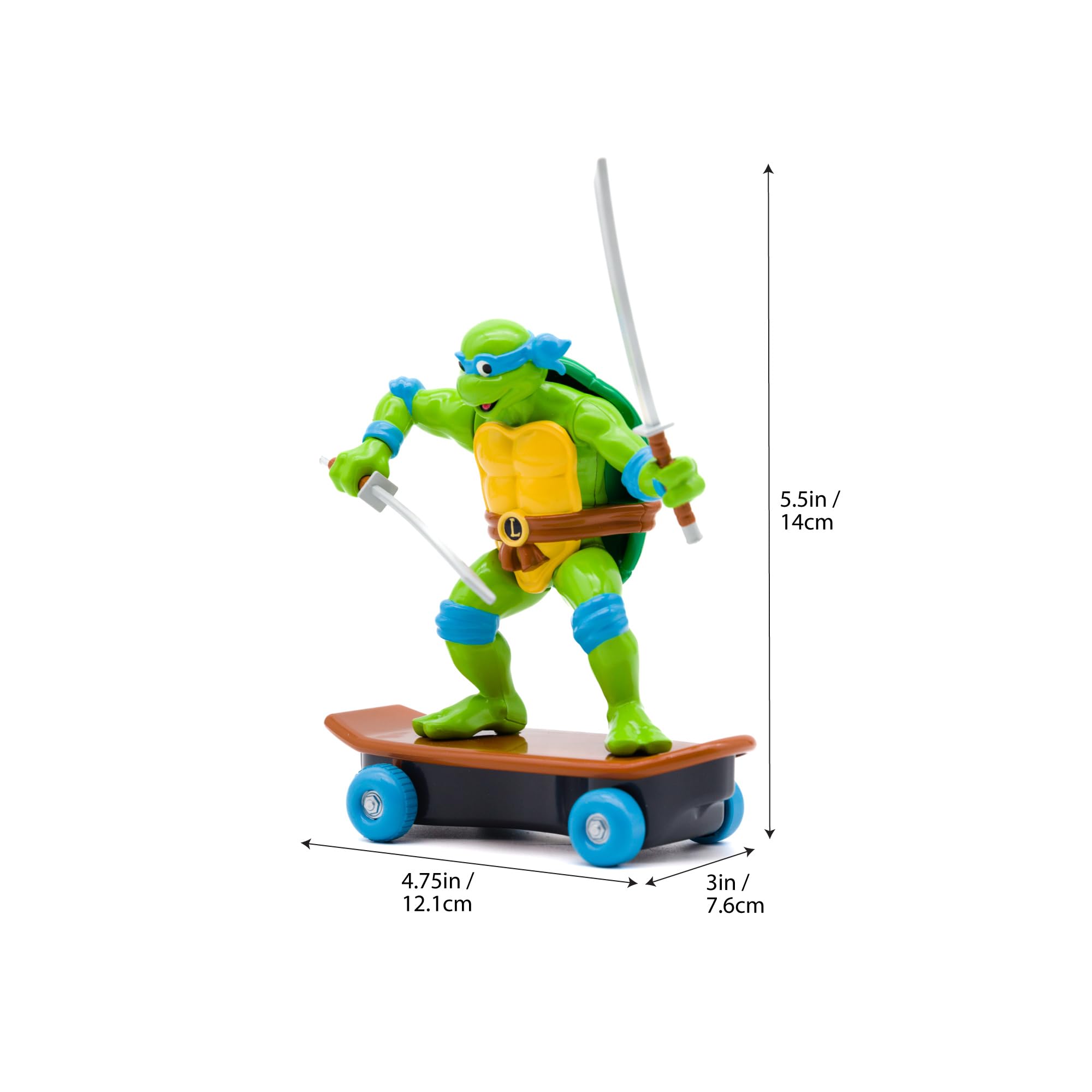 Foto 4 | Figura De Acción Teenage Mutant Ninja Turtles Leonardo De 5 Pulgadas - Venta Internacional.