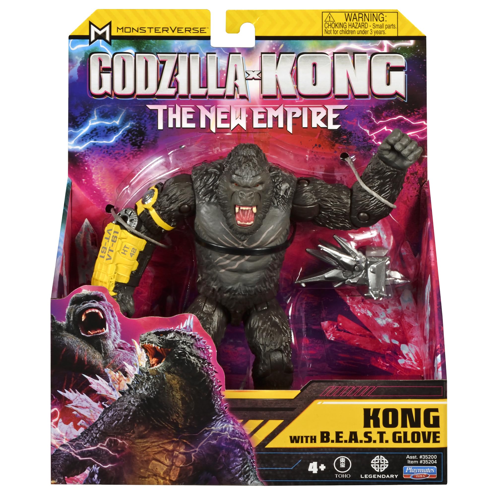 Foto 4 pulgar | Figura De Acción Playmates Toys Godzilla X Kong De 15 Cm Con Guante B.e.a.s.t. - Venta Internacional.