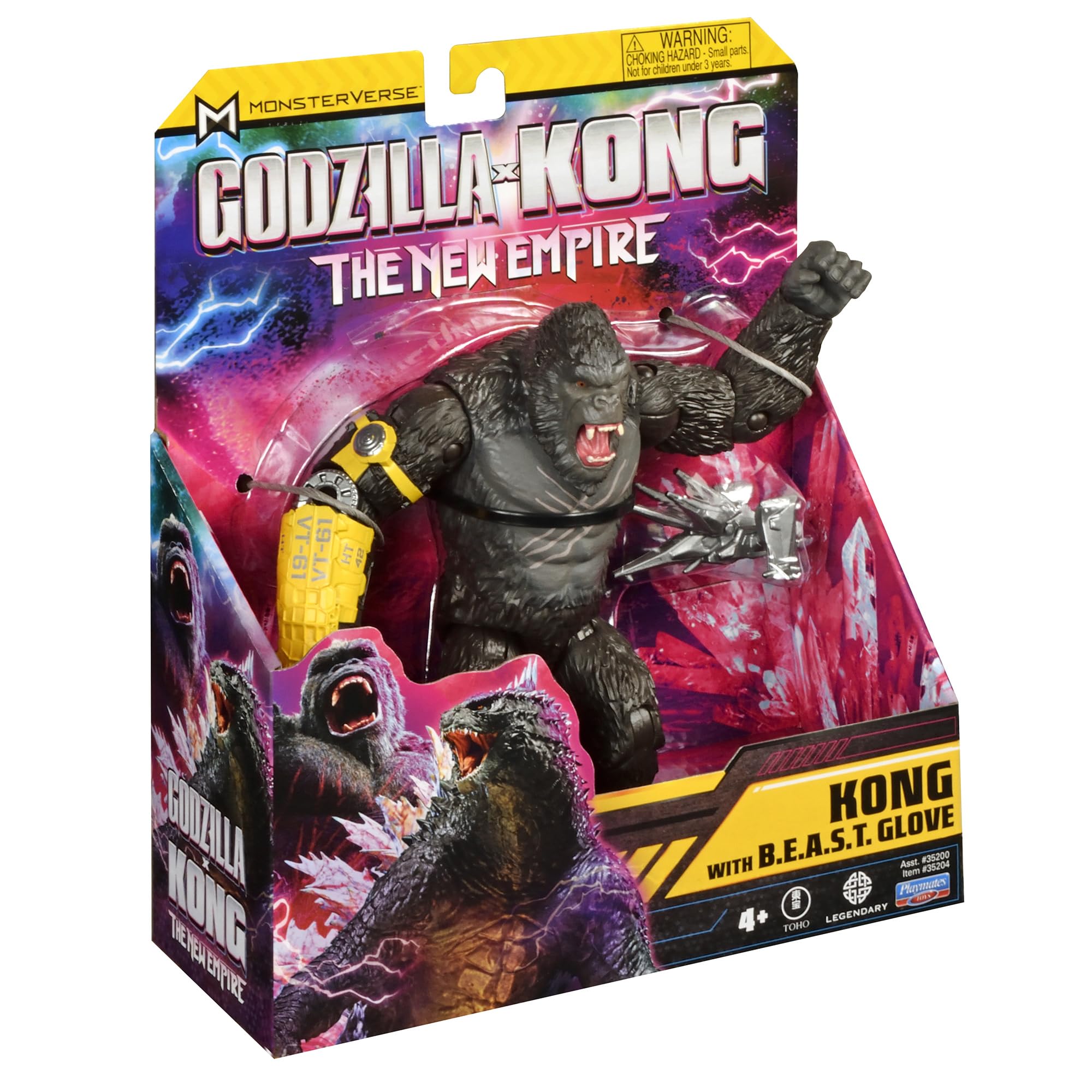 Foto 5 pulgar | Figura De Acción Playmates Toys Godzilla X Kong De 15 Cm Con Guante B.e.a.s.t. - Venta Internacional.