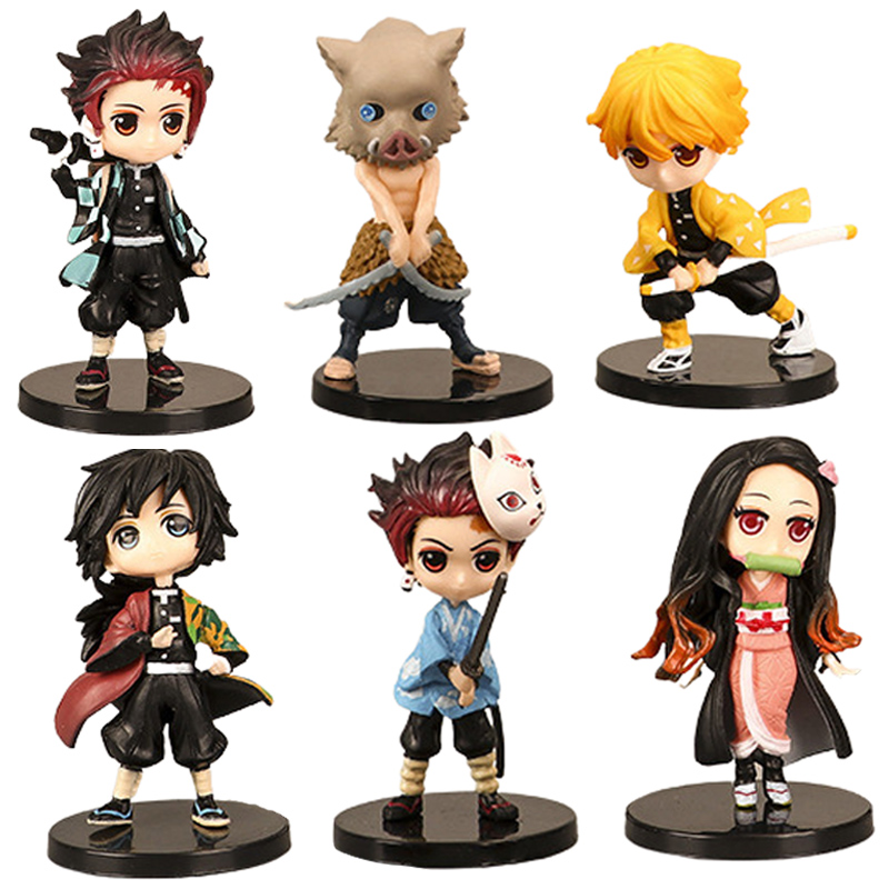 Foto 3 pulgar | Set De Figuras Kimetsu No Yaiba Anime Kamado Tanjirou Agatsuma - Venta Internacional.