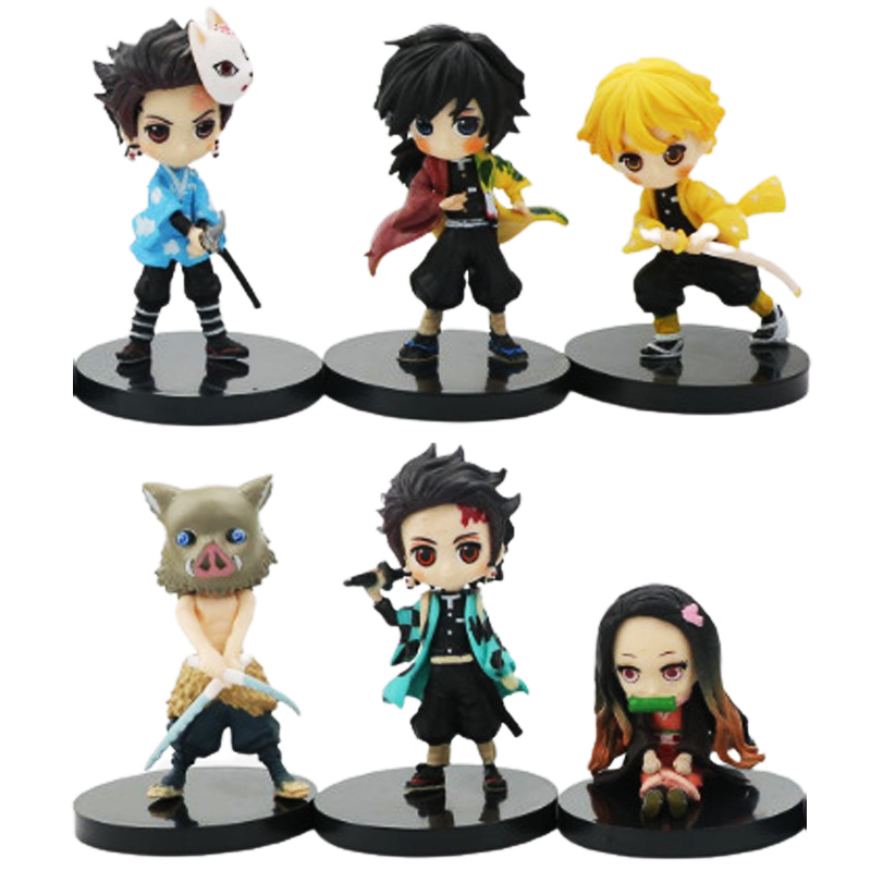 Foto 4 pulgar | Set De Figuras Kimetsu No Yaiba Anime Kamado Tanjirou Agatsuma - Venta Internacional.