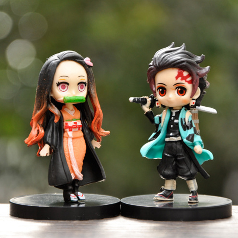 Foto 5 pulgar | Set De Figuras Kimetsu No Yaiba Anime Kamado Tanjirou Agatsuma - Venta Internacional.