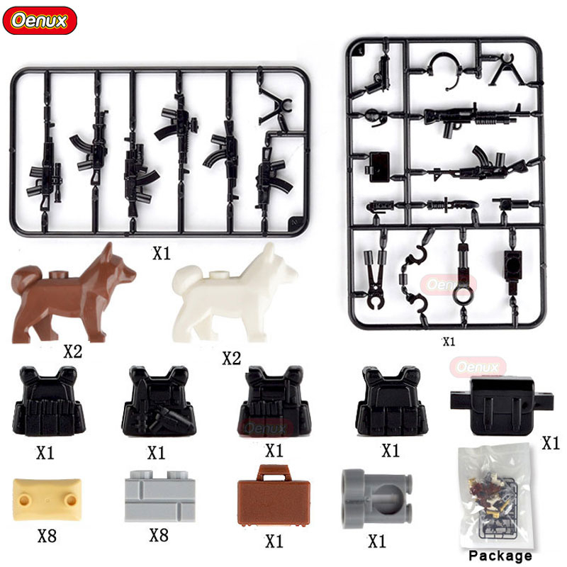 Foto 1 | Figuras Building Blocks Oenux Mini Russian Alpha Force - Venta Internacional.