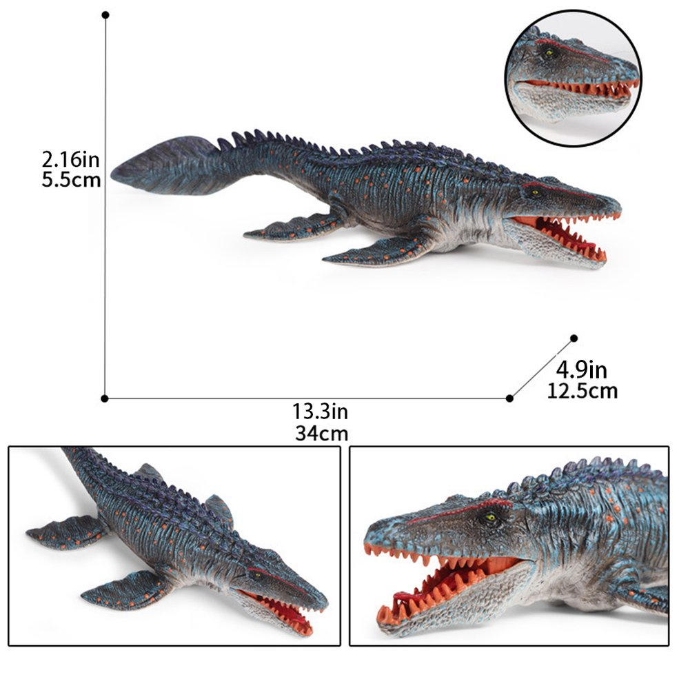 Foto 3 pulgar | Juguete De Dinosaurio Submarino Mosasaur Liopleurodon Plastic - Venta Internacional.
