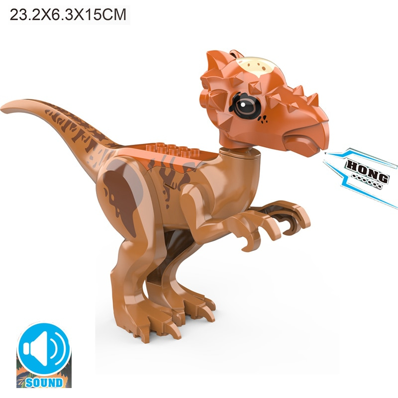 Foto 1 | Figuras De Dinosaurios Building Block Jurassic World Raptor Mini 2 - Venta Internacional.