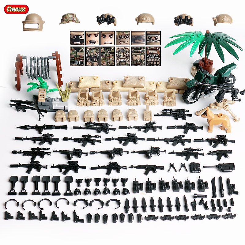 Foto 3 pulgar | Figuras Building Blocks Oenux Mini Russian Alpha Force - Venta Internacional.