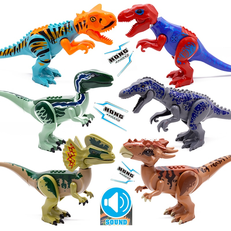 Foto 3 pulgar | Figuras De Dinosaurios Building Block Jurassic World Raptor Mini 2 - Venta Internacional.