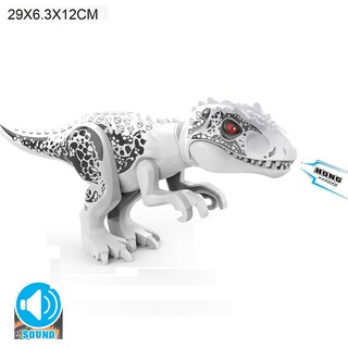 Foto 3 | Figuras De Dinosaurios Building Block Jurassic World Raptor Mini 2 - Venta Internacional.