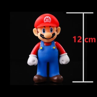 Foto 2 | Figuras De Acción De Super Mario, Paquete De 6 Unidades, Luigi Yoshi, 12 Cm De Altura - Venta Internacional.