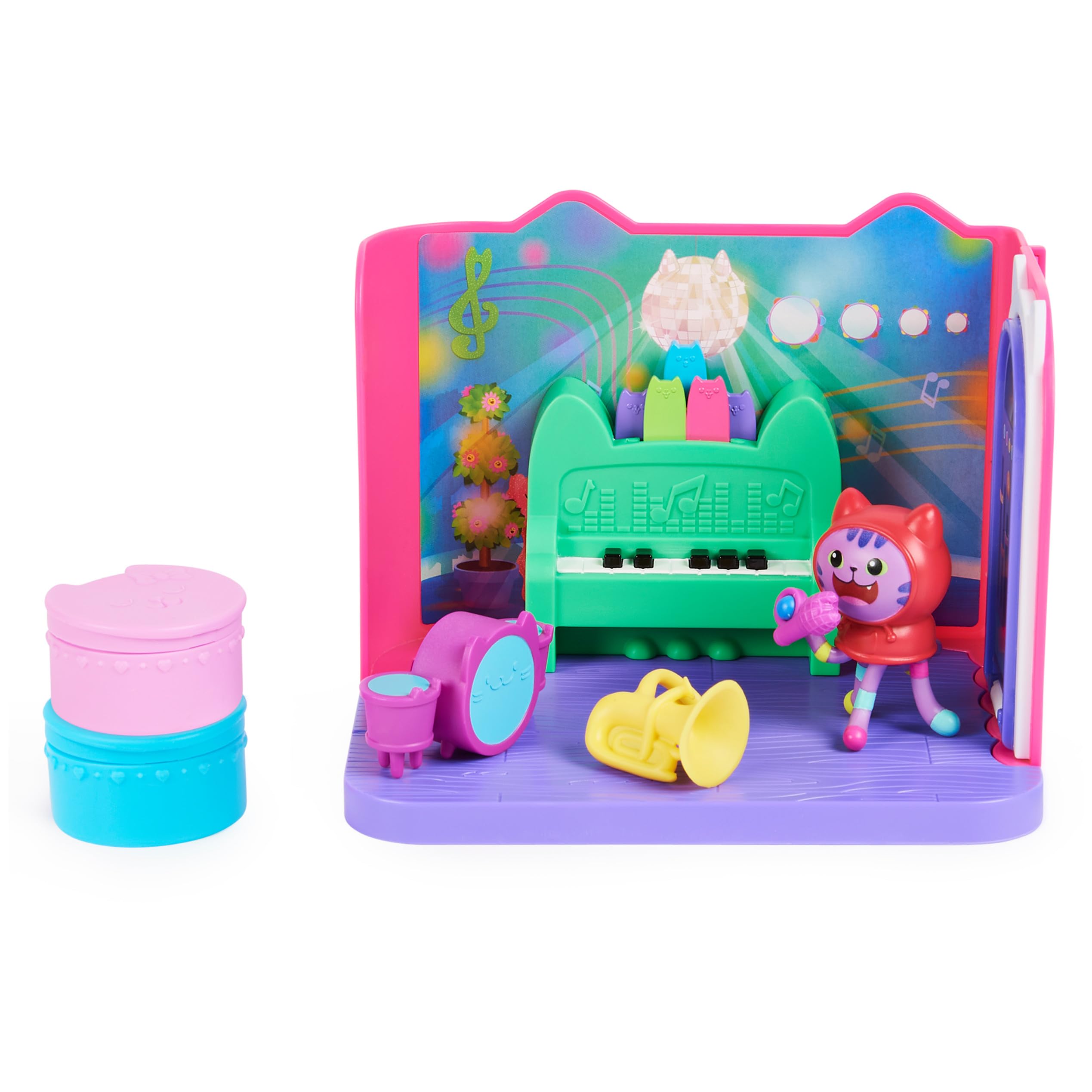 Foto 2 pulgar | Toy Gabby's Dollhouse Groovy Music Room Con Daniel James Catnip - Venta Internacional.