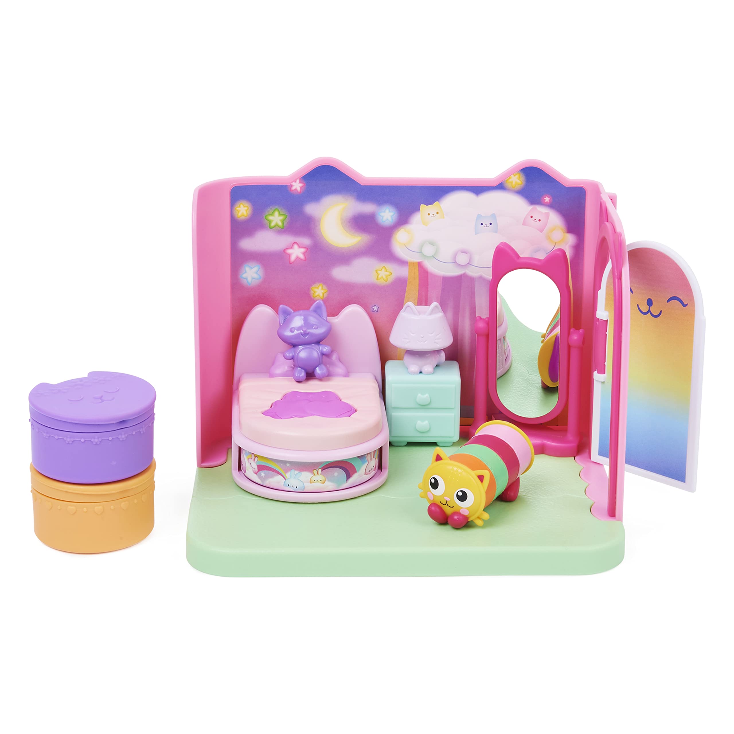 Foto 2 pulgar | Dormitorio Sweet Dreams De Toy Gabby's Dollhouse Con Almohada Cat 3+ - Venta Internacional.