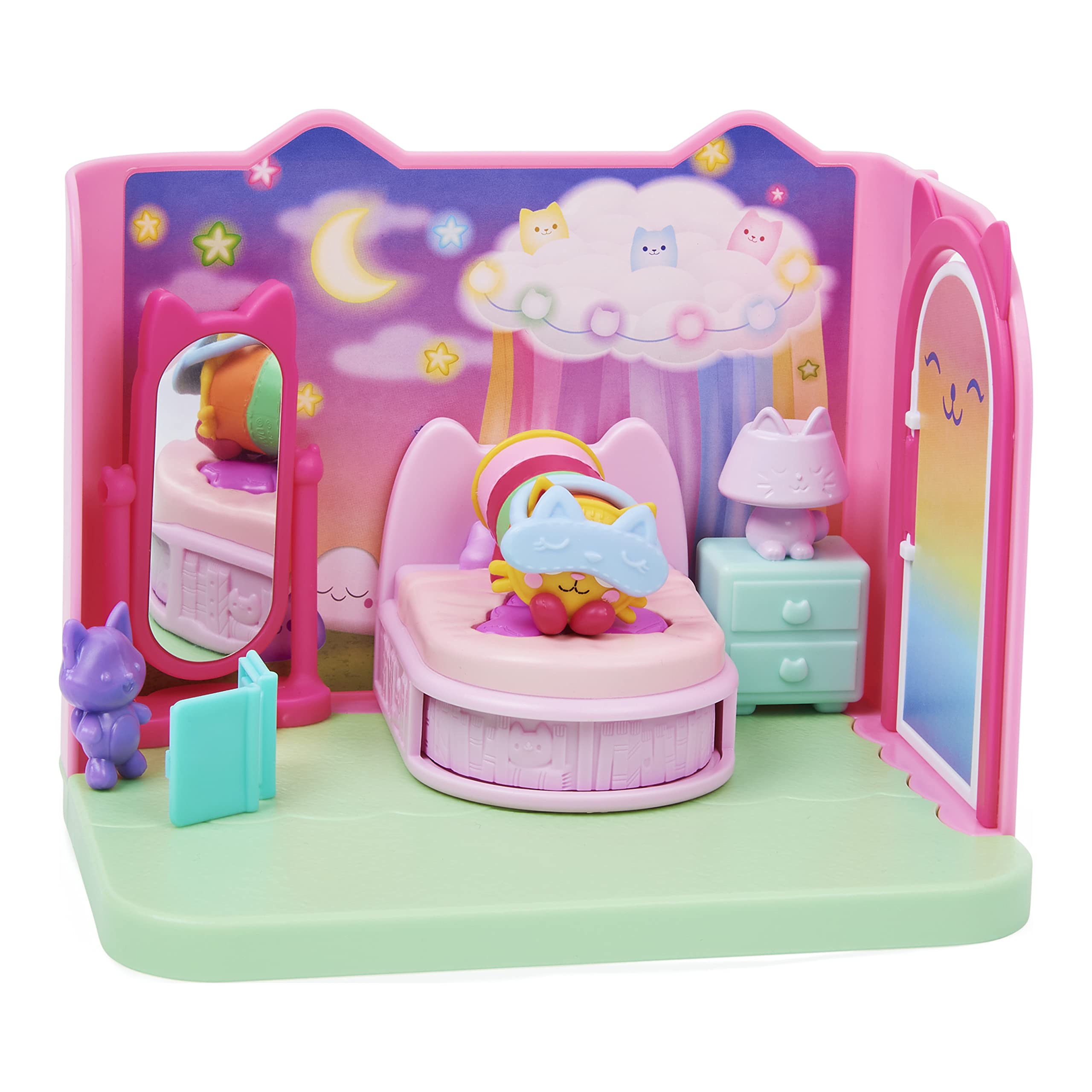 Foto 8 pulgar | Dormitorio Sweet Dreams De Toy Gabby's Dollhouse Con Almohada Cat 3+ - Venta Internacional.