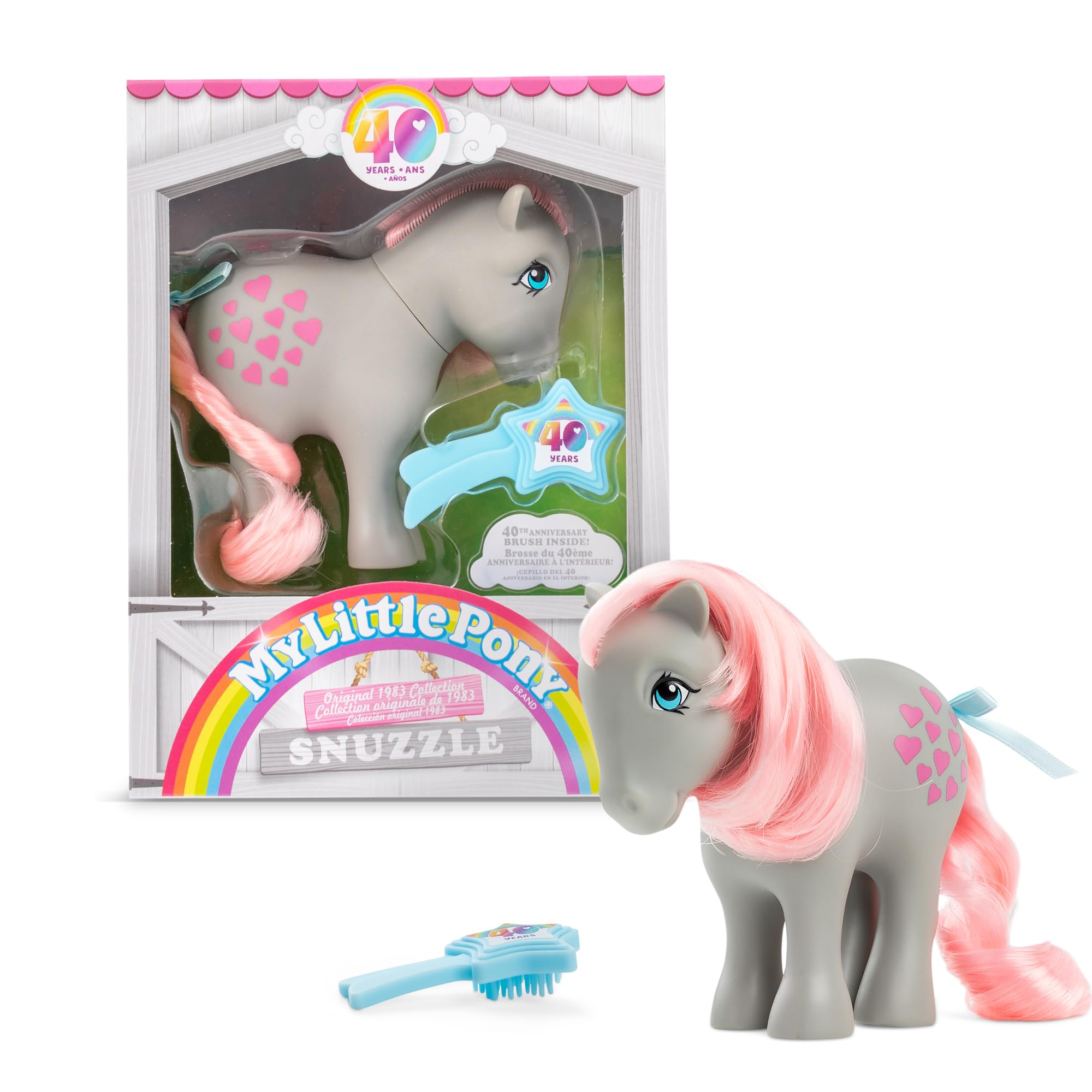 Foto 1 | Figura De Acción My Little Pony Snuzzle 40 Aniversario, 10 Cm - Venta Internacional.