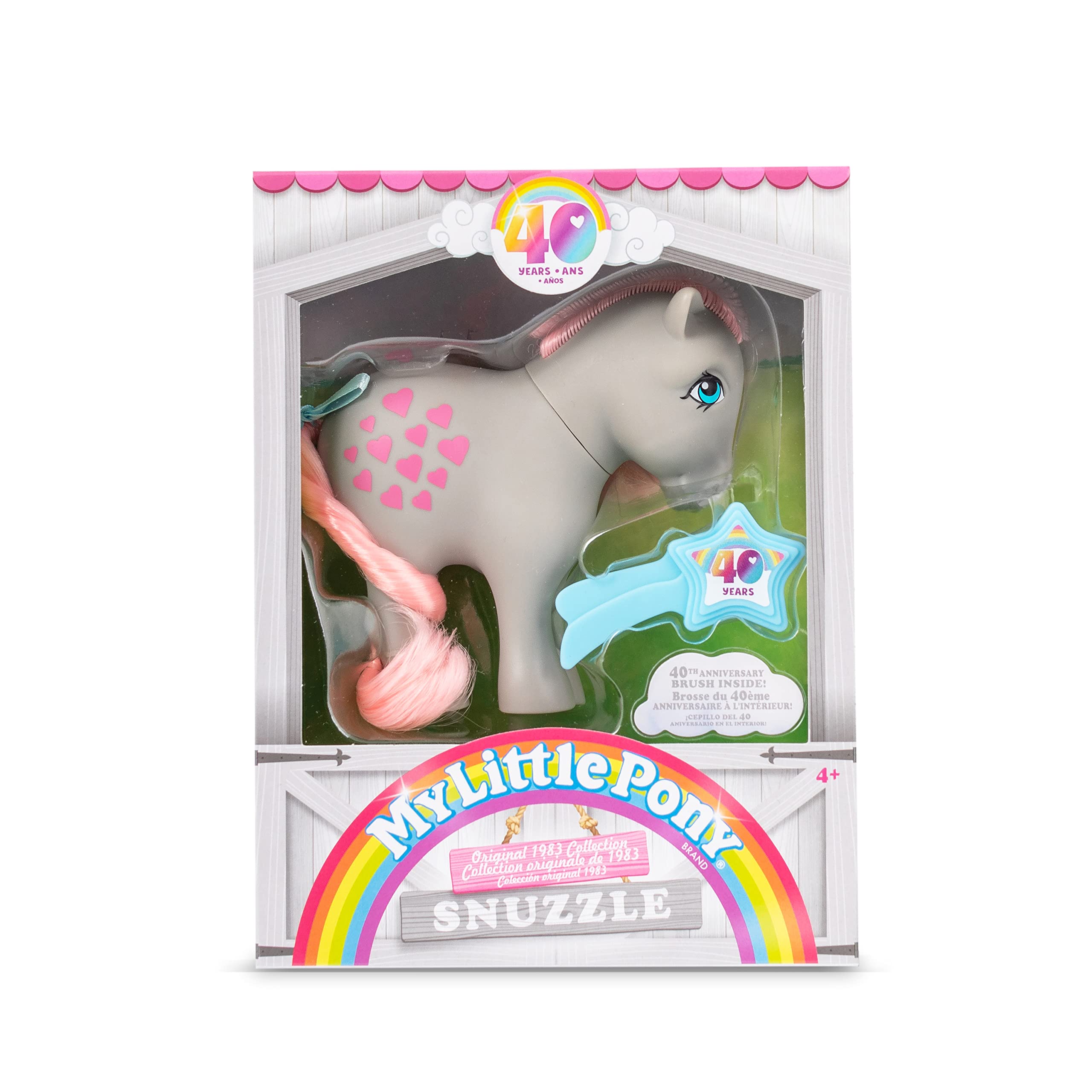 Foto 5 pulgar | Figura De Acción My Little Pony Snuzzle 40 Aniversario, 10 Cm - Venta Internacional.