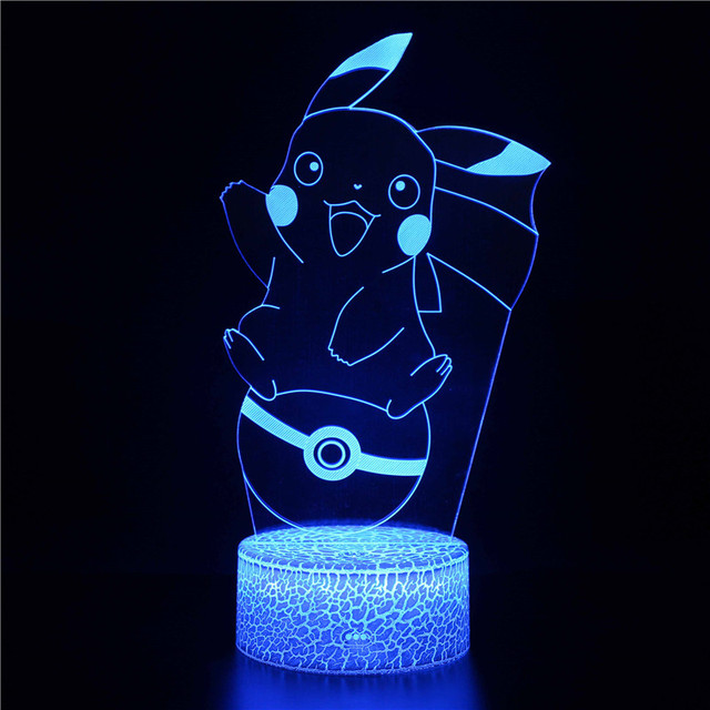 Figuras De Acción Pokemon Pikachu Charizard Con Luz Nocturna Led - Venta Internacional.