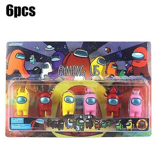 Foto 2 | Juego De Plástico Action Figures Among Us Para Niños, 6 Unidades - Venta Internacional.