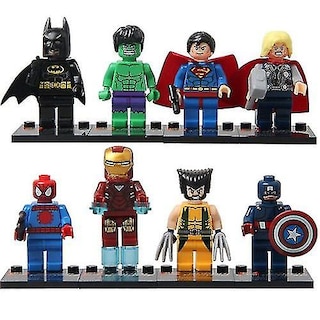 Foto 1 | Set De Juguetes Con Minifiguras De Superhéroes, 8 Piezas - Venta Internacional.