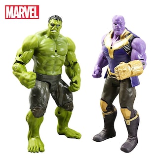 Foto 2 | Figura De Acción Disney Marvel Avengers Thanos Spiderman Hulk - Venta Internacional.