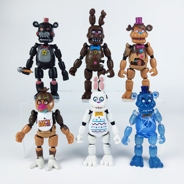 Foto 2 pulgar | Juguete De Seguridad Action Figures Five Nights At Freddys, 5 Unidades - Venta Internacional.