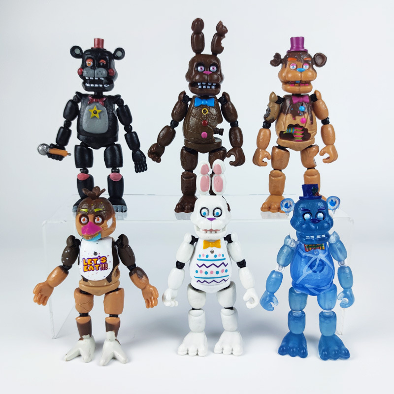 Foto 5 pulgar | Juguete De Seguridad Action Figures Five Nights At Freddys, 5 Unidades - Venta Internacional.