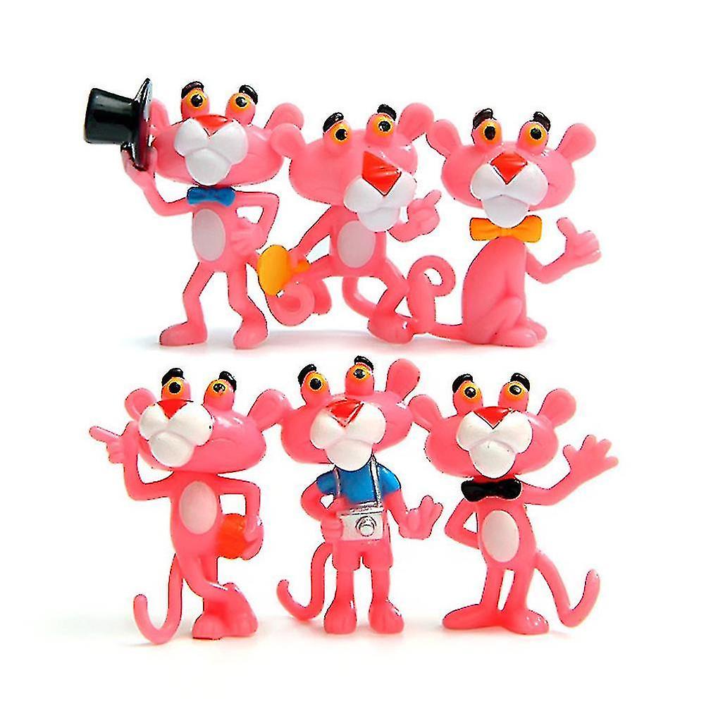 Set De Figuras De Juguete Mini Panther De Pvc, 6 Piezas, Para Niños - Venta Internacional.