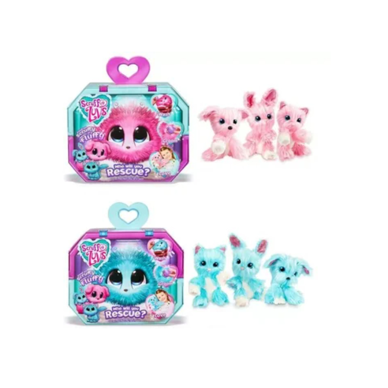 Mystery Pet Little Live Scruff-a-luvs Rosa/lila/azul Azul - Venta Internacional.