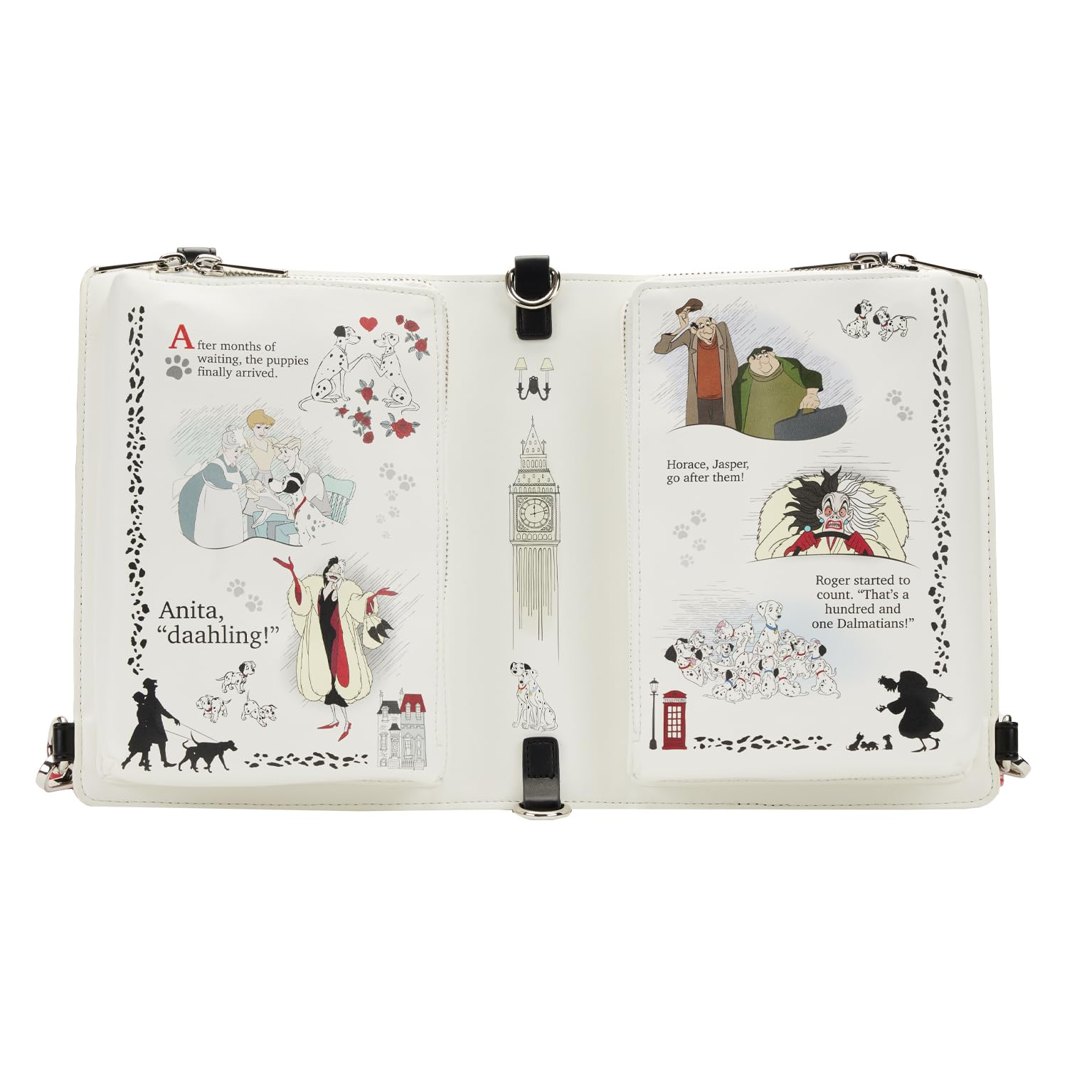 Foto 6 pulgar | Bag Loungefly Disney Classic Books 101 Dalmatians - Venta Internacional