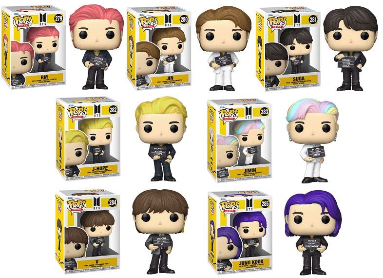 Funko Bts (mantequilla) Pop! Set Completo Rocks (7) + Jungkook, J - Venta Internacional.