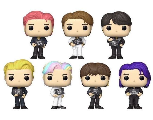 Foto 2 | Funko Bts (mantequilla) Pop! Set Completo Rocks (7) + Jungkook, J - Venta Internacional.