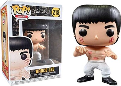 Foto 1 | Pantalones Blancos Y Cicatrices De Bruce Lee De Funko Pop #218 - Venta Internacional.