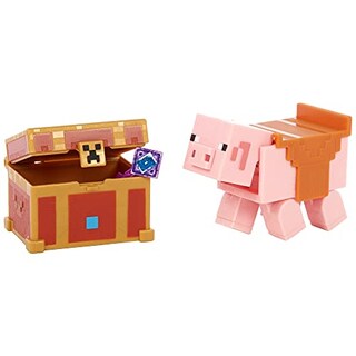 Foto 1 | Figura De Batalla Coleccionable Minecraft Dungeons De 3,25 Pulgadas Con Acce - Venta Internacional.