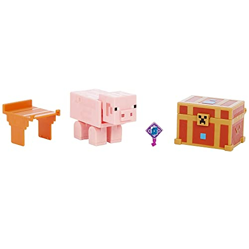 Foto 5 | Figura De Batalla Coleccionable Minecraft Dungeons De 3,25 Pulgadas Con Acce - Venta Internacional.