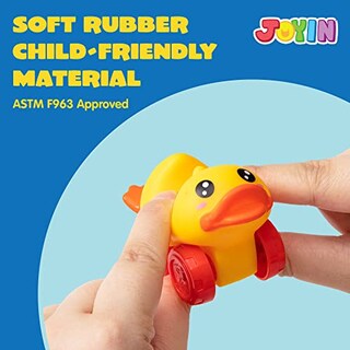Foto 4 | Juego De Coches De Juguete Joyin Animal Rubber, 18 Piezas, Para Niños Y Niñas - Venta Internacional.