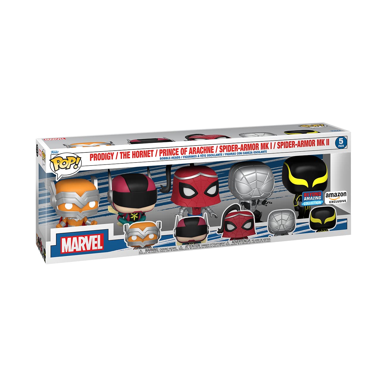 Foto 4 pulgar | ¡funko Pop! Marvel Spider-man Beyond Amazing, Paquete De 5 - Venta Internacional.