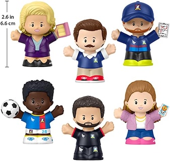 Foto 4 | Set De Figuras Fisher-price Little People Collector Ted Lasso - Venta Internacional.