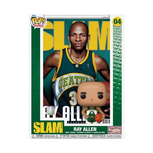 Foto 3 pulgar | Figura Funko Pop! Portada De La Nba: Slam - Ray Allen - Venta Internacional.